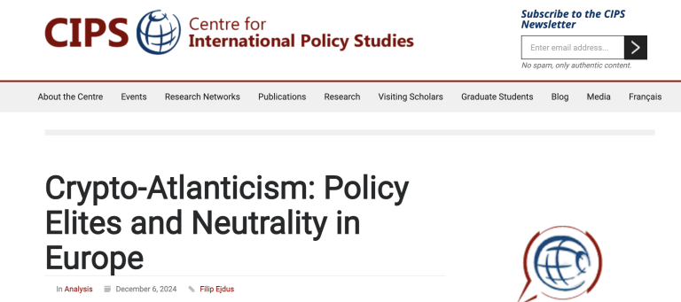 Crypto-Atlanticism: Policy Elites and Neutrality in Europe